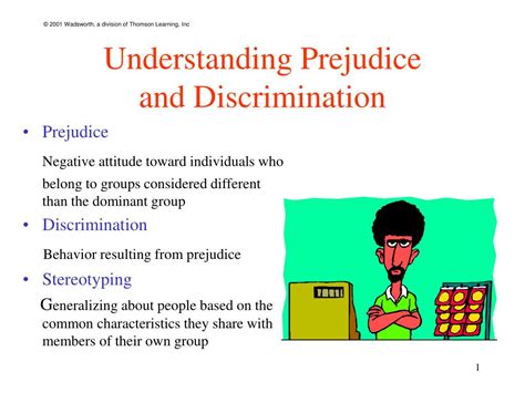 Understanding Discrimination and Bias .